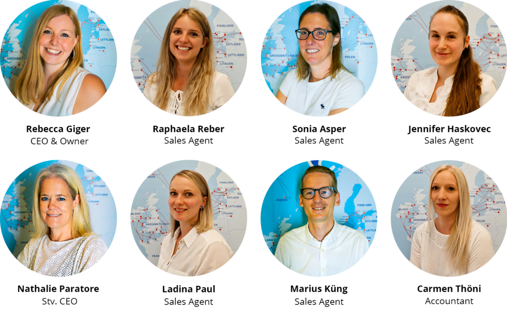 Das Team des Cruise 6 Ferry Center, wir sind für dich da!