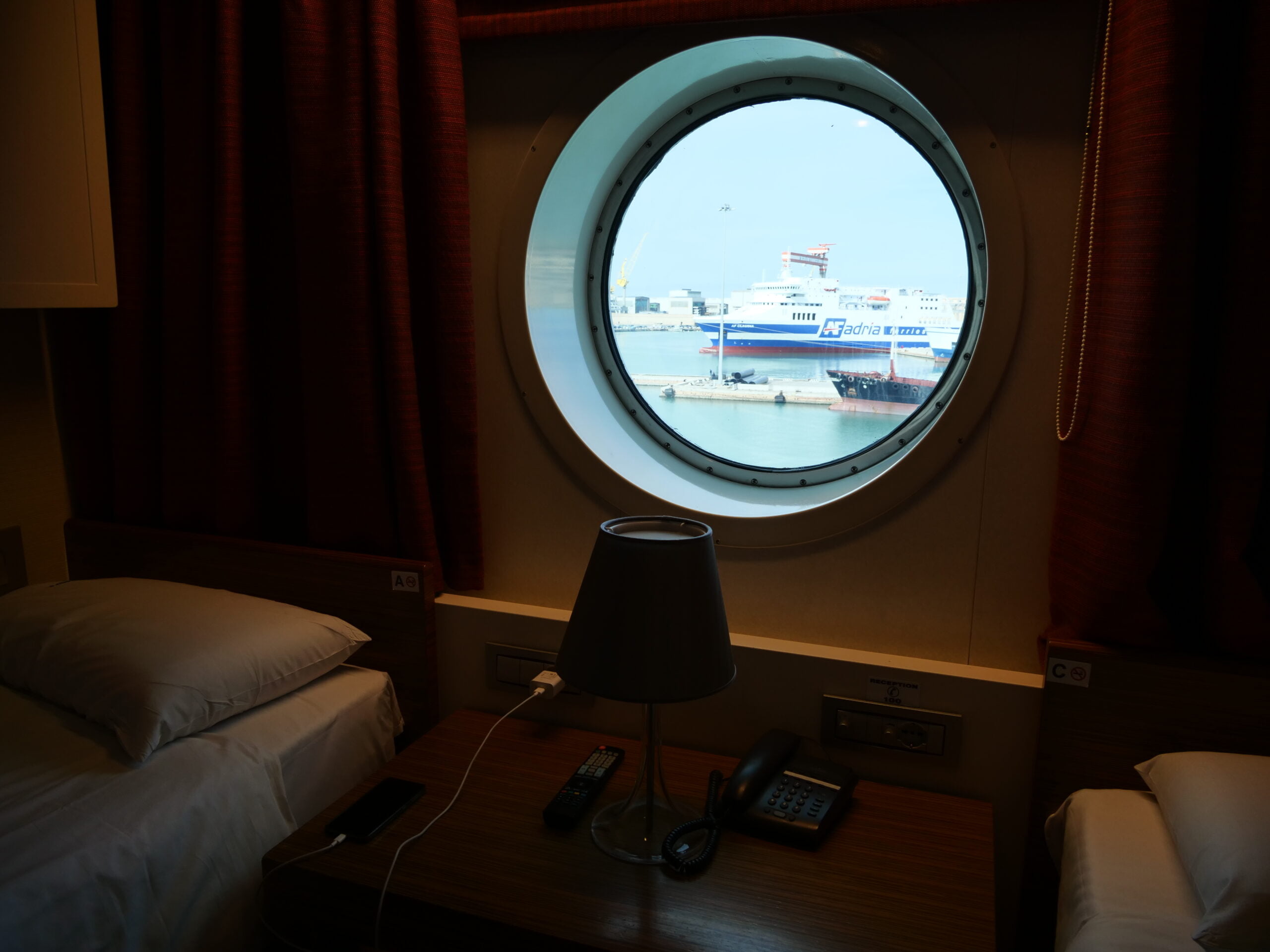 Fährüberfahrt nach Albanien ist traumhaft.