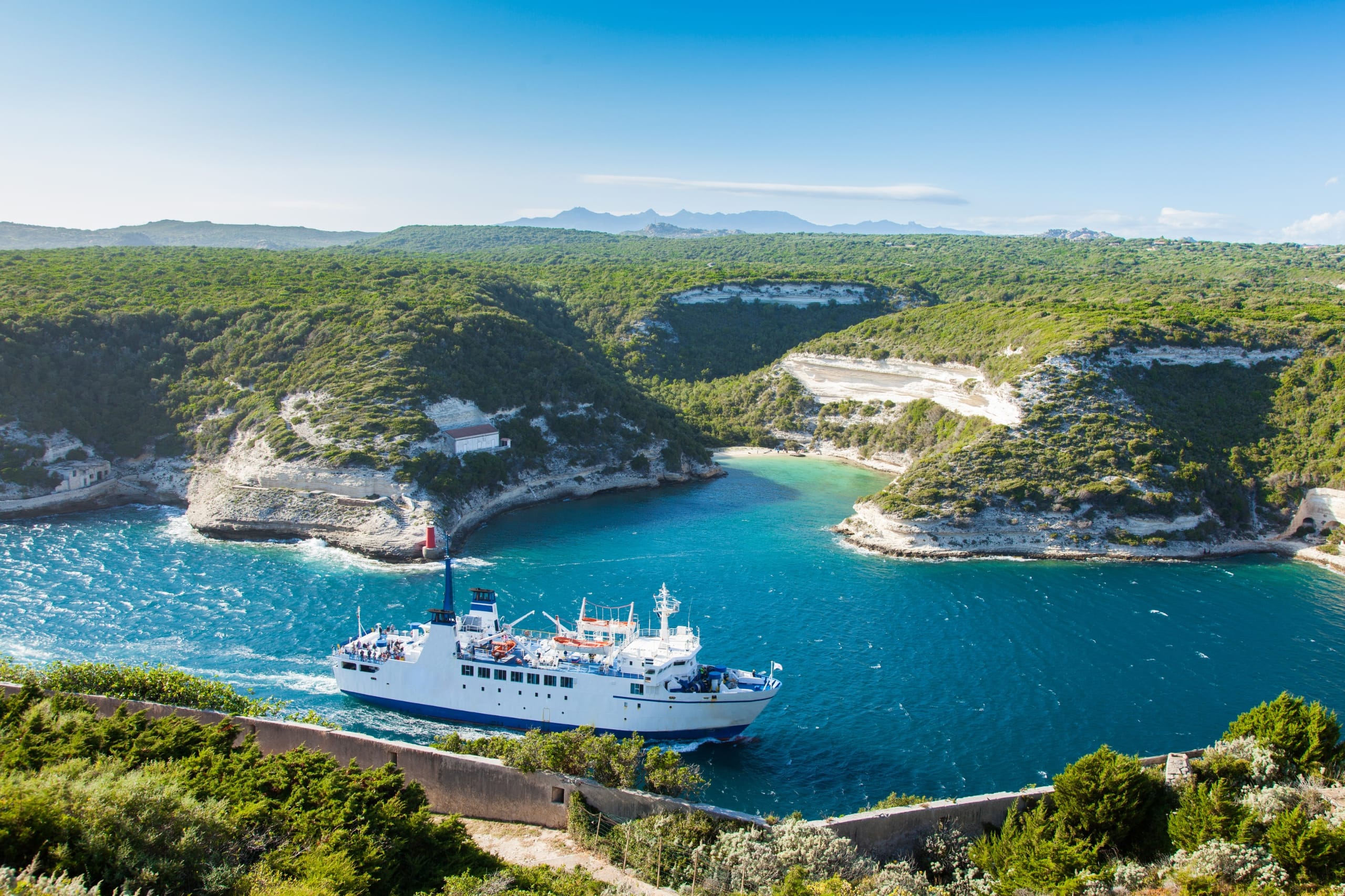 Fähre in Bonifacio nach Sardinien